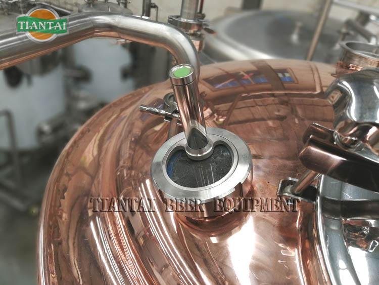 500L Red Copper Steam heated 2 vessel Brewhouse Brewery for sale 4