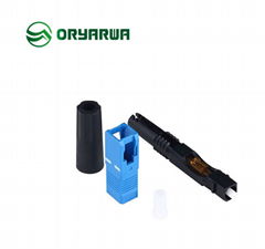 H02 UPC SC Fiber Optic Fast Connector Embedded Quick For Filed Installation