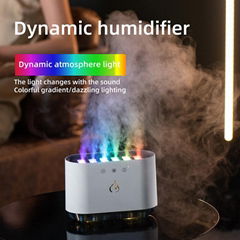 Hot Sellings Zhenqi 900ml 6 gears Running Rainbow Light Dynamic Humidifier