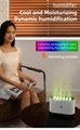 Hot Sellings Zhenqi 900ml 6 gears Running Rainbow Light Dynamic Humidifier