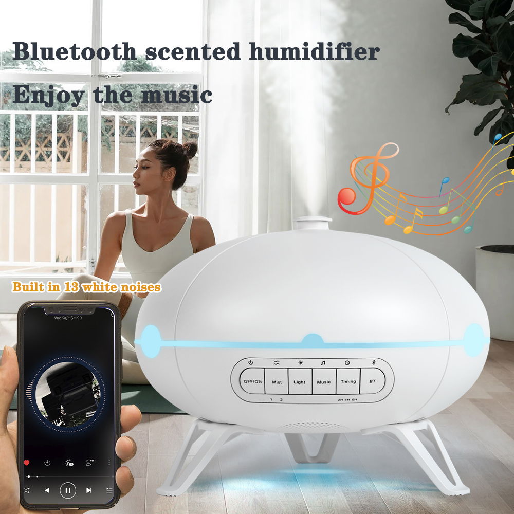 New Design Zhenqi Air Humidifier Scent Diffuser 350ml with Bluetooth Music