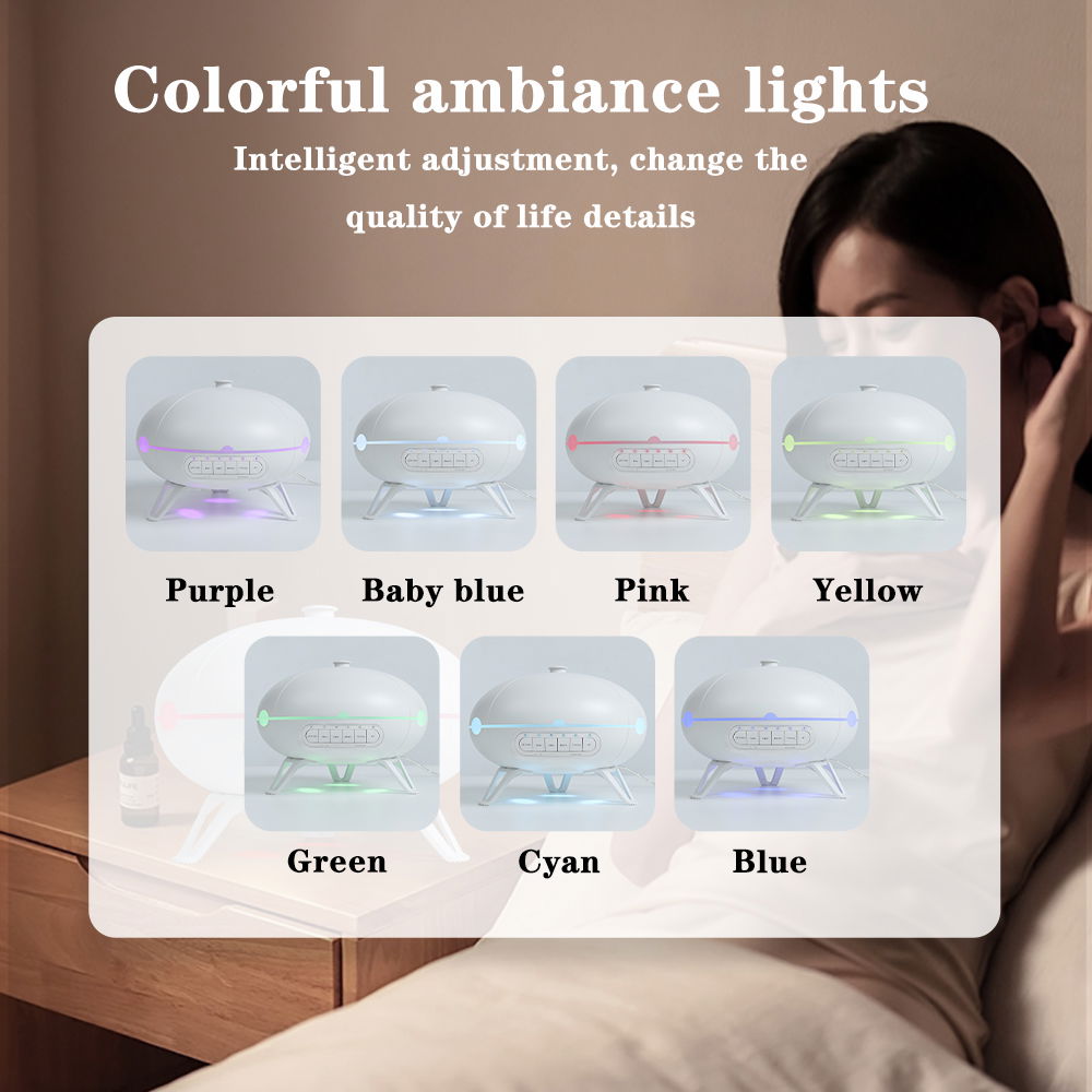 New Design Zhenqi Air Humidifier Scent Diffuser 350ml with Bluetooth Music 3