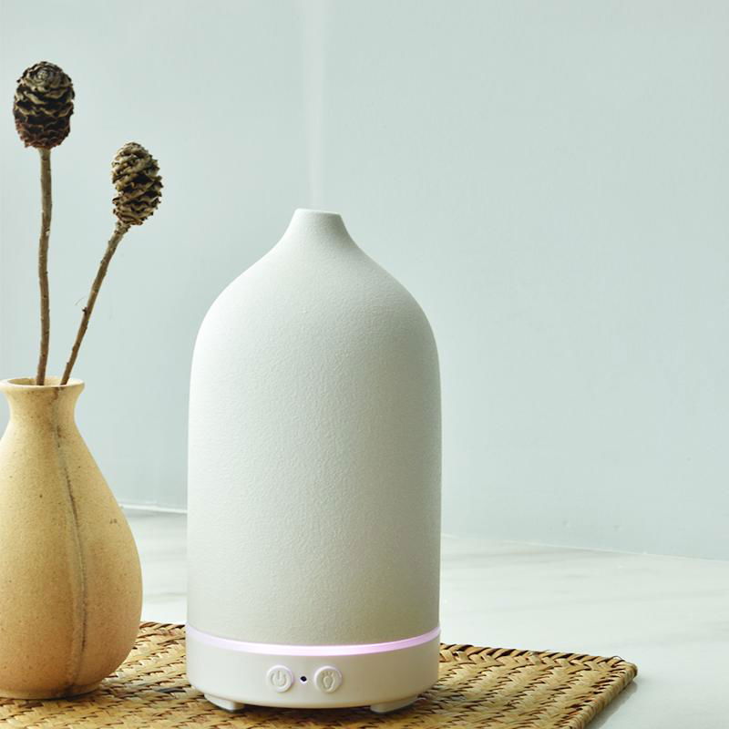 Zhenqi Ceramic Humidifier Aroma Diffuser Essential Oil Diffuser for Home Office 2