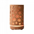 2023 Zhenqi Snowflake Wood Grain Humidifier Scent Diffuser Remote Control LED 4