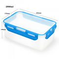 1800ml Zhenqi Complete seal Portable Food Storage Box Container Safe Microwave 