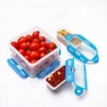 630ml Zhenqi candy snack box plastic seal food container with vacuum lids 2