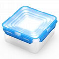 310ml Zhenqi Reusable Airtight Microwave Safe Kitchen Plastic Box Food storage 4