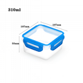 610ml Zhenqi Reusable Airtight Microwave Safe Kitchen Plastic Box Food storage 6