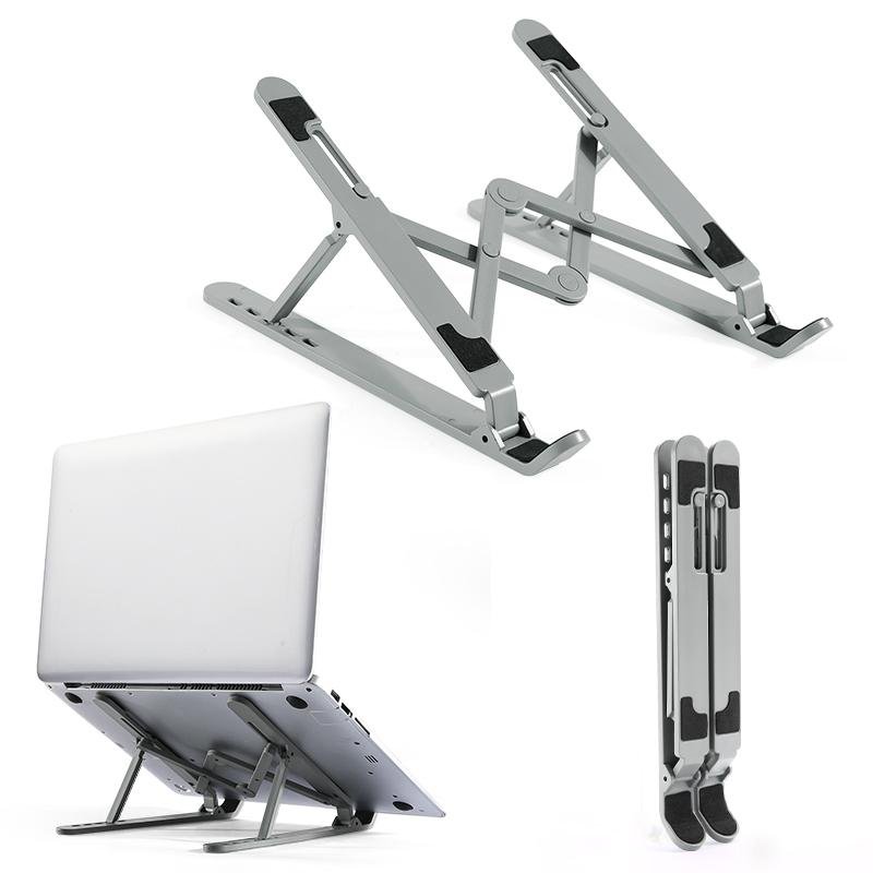 Zhenqi 5-level Adjustable Plastic Laptop &Tablet Stand With Cooling Fountion 4