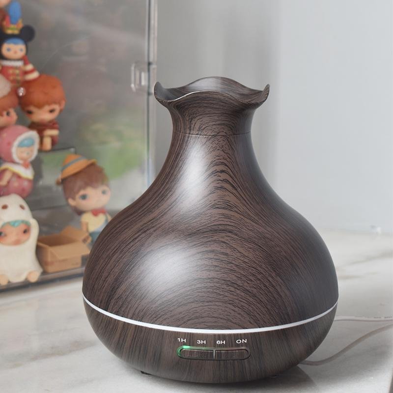 Zhenqi Heavy Fog amount Vase Humidifier Scent Aroma Diffuser 7 Colors LED Light 3