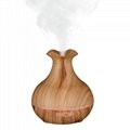 Zhenqi Heavy Fog amount Vase Humidifier Scent Aroma Diffuser 7 Colors LED Light
