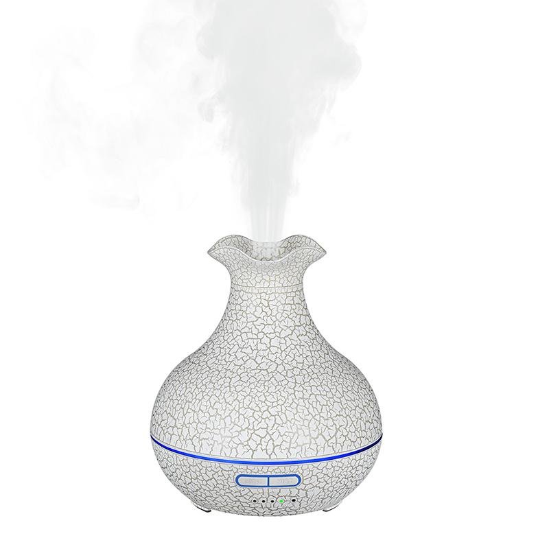 Zhenqi Heavy Fog amount Vase Humidifier Scent Aroma Diffuser 7 Colors LED Light 5