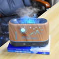 2023 Zhenqi Flame Humidifier 7 Colors LED Lights for Office With Remote Control  8