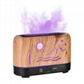 2023 Zhenqi Flame Humidifier 7 Colors LED Lights for Office With Remote Control 