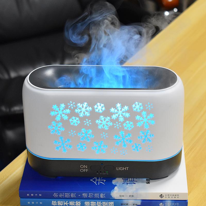 New Arrivel Zhenqi Snowflake Humidifier Scent Diffuser Timing Funtion LED Light  2