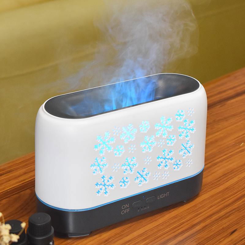 New Arrivel Zhenqi Snowflake Humidifier Scent Diffuser Timing Funtion LED Light  3