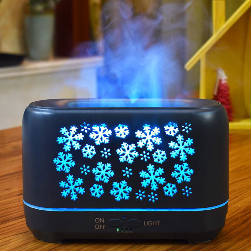 New Arrivel Zhenqi Snowflake Humidifier Scent Diffuser Timing Funtion LED Light  4
