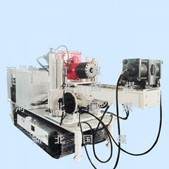 Crawler type fully hydraulic tunnel drilling rig for coal mines