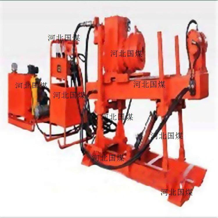 Fully hydraulic tunnel drilling rig for water and gas exploration in coal mines  2