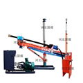 Column mounted hydraulic rotary drilling