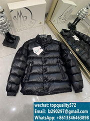 Short men's down jacket