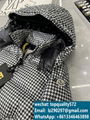 Autumn and winter men's houndstooth down jacket Size: 12345 13