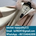 New autumn and winter color block hooded cape coat 4
