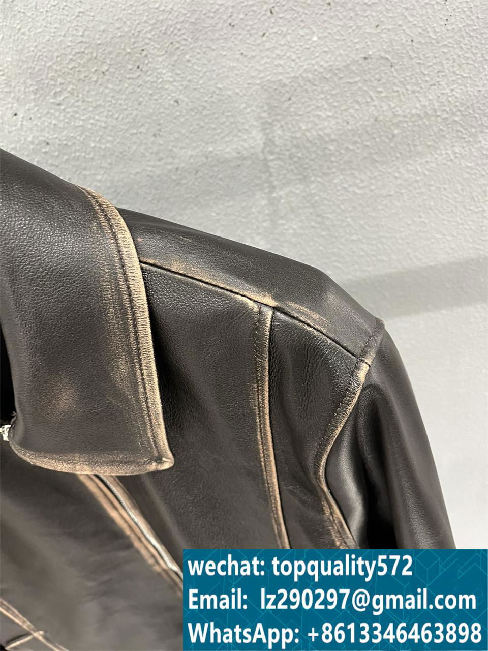 Stained leather jacket 2