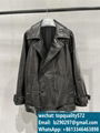 Crocodile-print sheepskin jacket