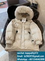 Autumn and winter hooded down jacket