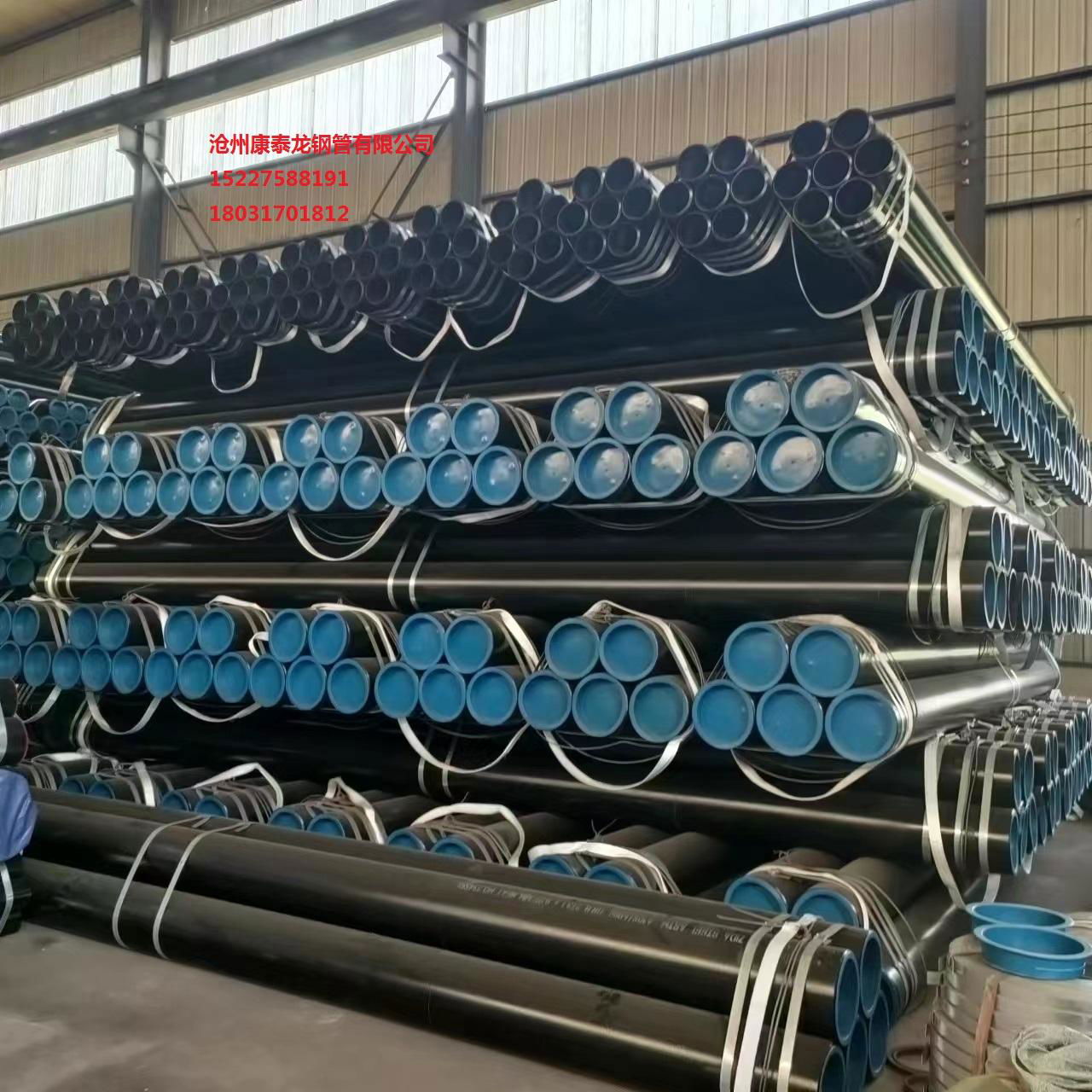 Spiral welded pipe for pile driving at sea in Fangcheng Port