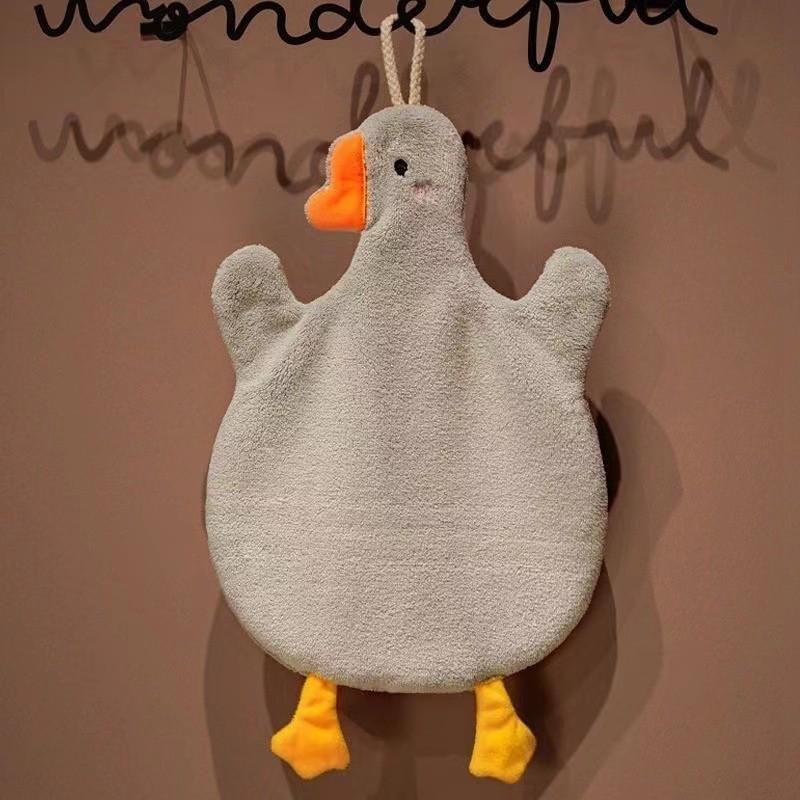 Kitchen towel Cartoon duck goose hanging handkerchief 2