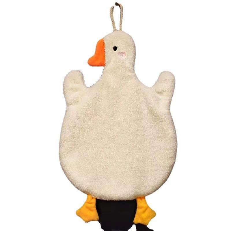 Kitchen towel Cartoon duck goose hanging handkerchief 3