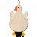 Kitchen towel Cartoon duck goose hanging handkerchief 3