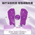 Home magnet waist twisting disc exercise small fitness device 4