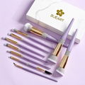 10 Clove Purple Diamond Makeup Brush Set 3