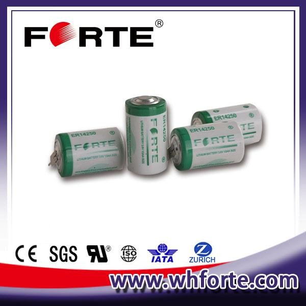 ER14250 鋰亞電池3.6V 1/2AA size  智能IC卡、ETC 3