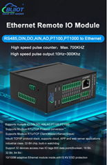 4DIN+4AIN+2AO+4DO Modbus SNMP MQTT Ethernet Remote IO Module