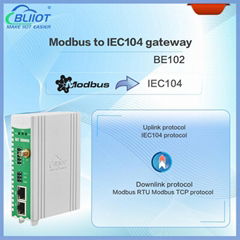 智能电网 Modbus RTU/TCP 至 IEC 104 转换器电源网关