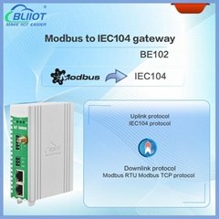 智能電網 Modbus RTU/TCP 至 IEC 104 轉換器電源網關