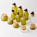 glass cosmetic bottle and jar packaging