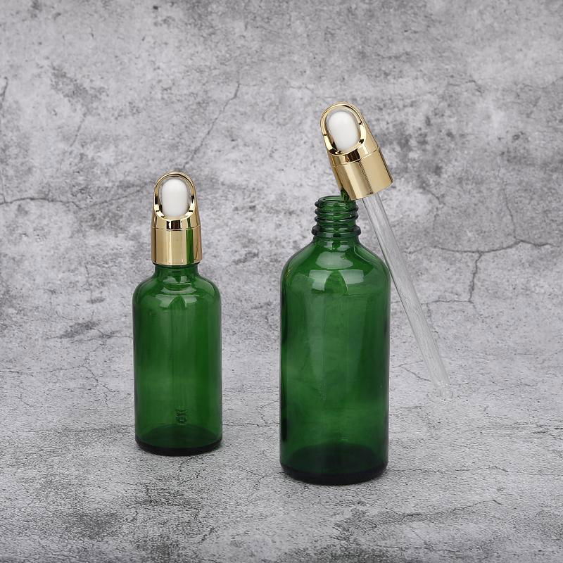 empty essential oil bottle glass dropper bottle 5