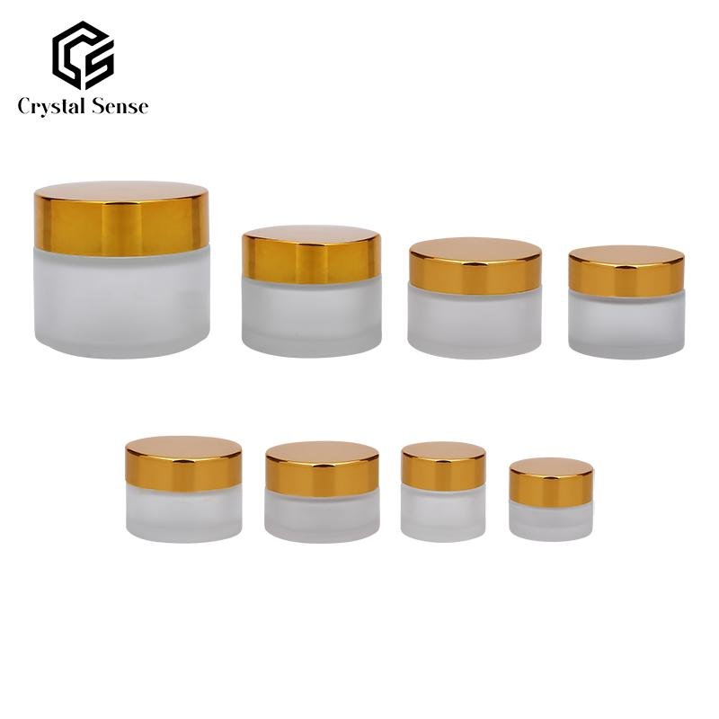 glass cosmetic jar skincare cream jar container 