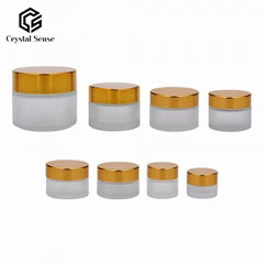 glass cosmetic jar skincare cream jar container 