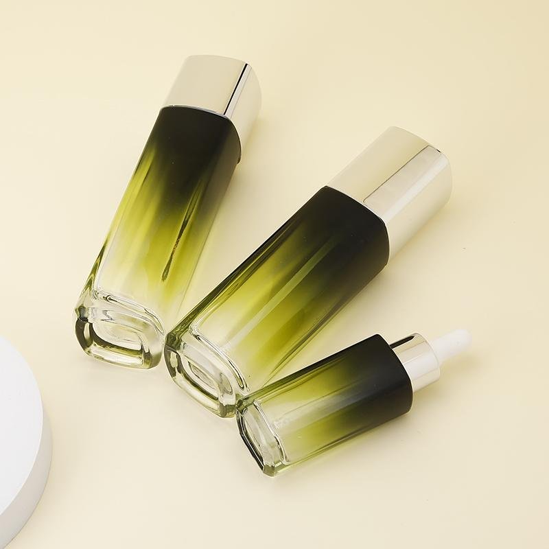 skincare cosmetic bottle packaging glass serum bottle cream jar 2