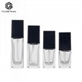 skincare serum glass bottle lotion pump bottle foundation bottle