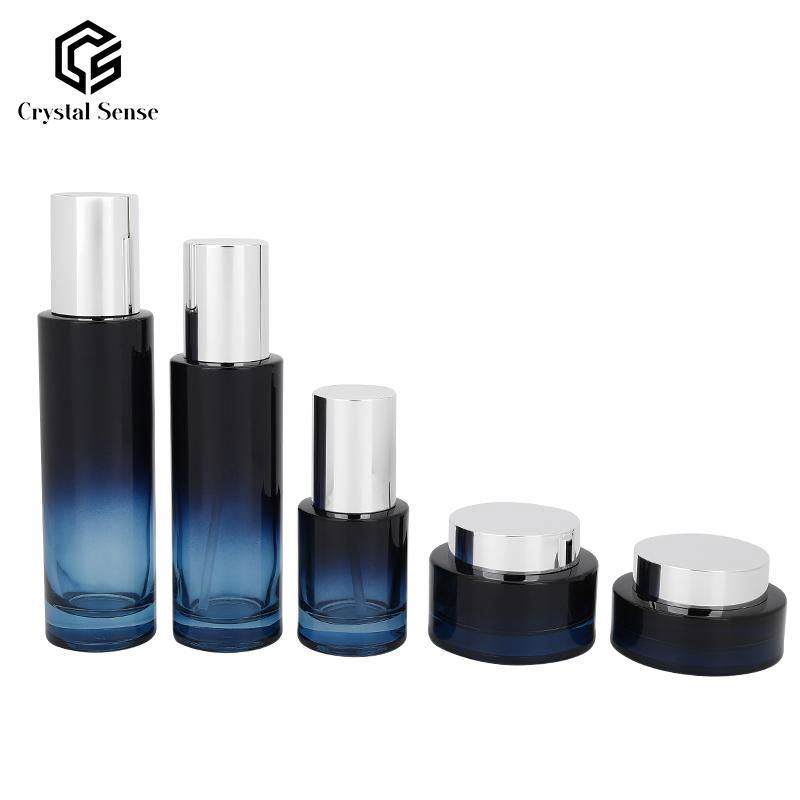 skincare glass bottle cosmetic bottle cream jar container