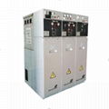 High and low voltage gas insulated cabinets