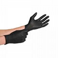 disposable black nitrile examination gloves safety glove 5