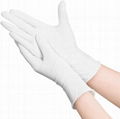 disposable white medical nitrile examination gloves safety glove 2